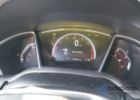 2019 Honda Civic Sport z USA, uszkodzony, nr VIN 2HGFC2F82KH599235